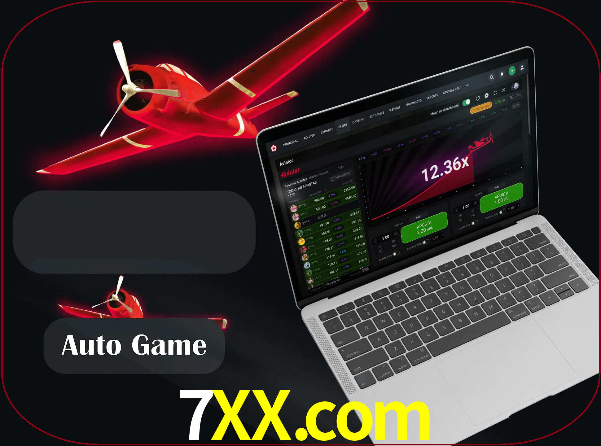 No modo automático, os jogos apostam e sacam seu dinheiro automaticamente.