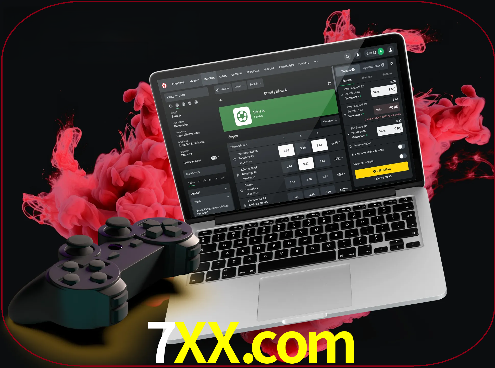 Visite a secção especial de jogos de vídeo em 7xx para descobrir em que jogos pode apostar e ganhar muito dinheiro.